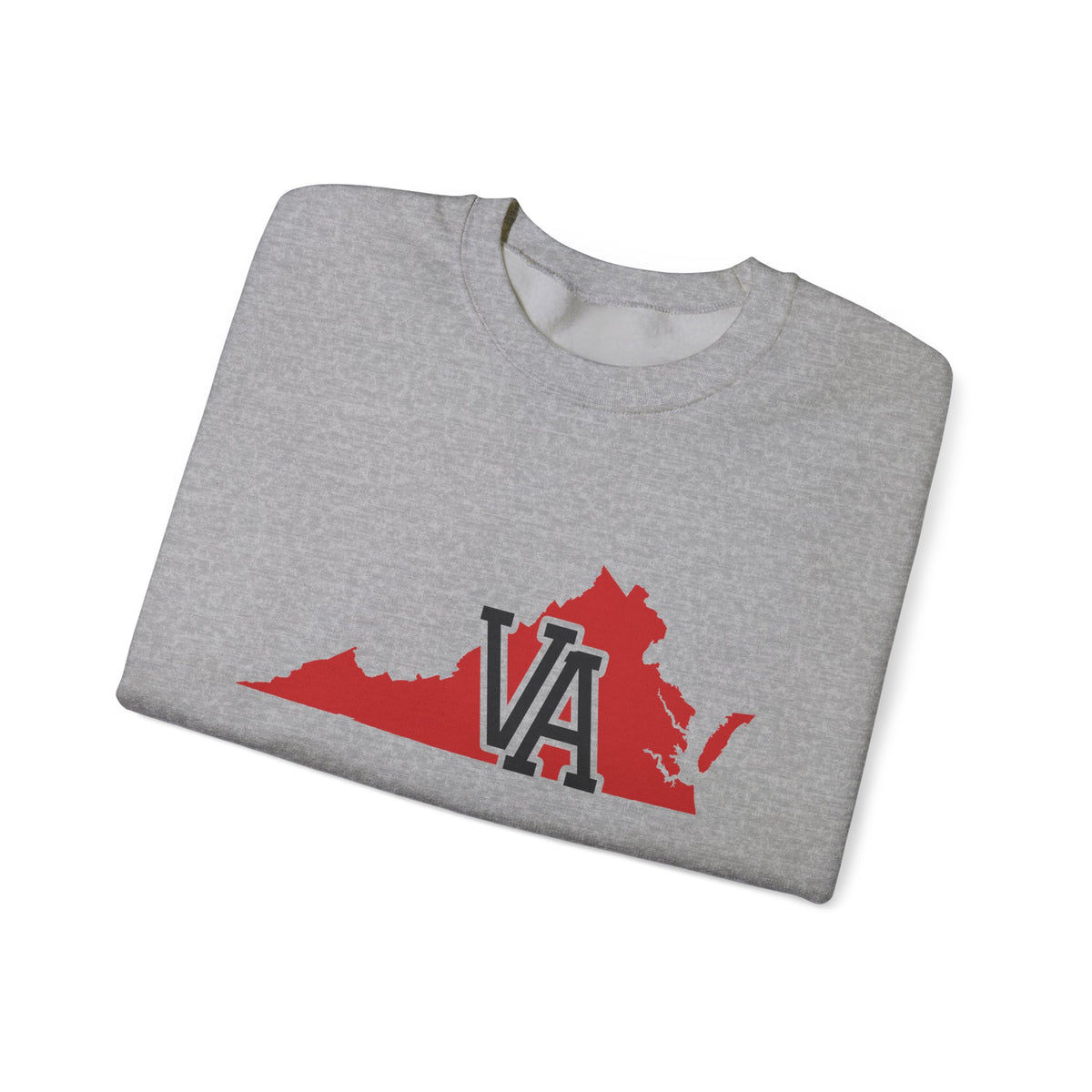 Virginia Varsity Monogram Map Crewneck Sweatshirt