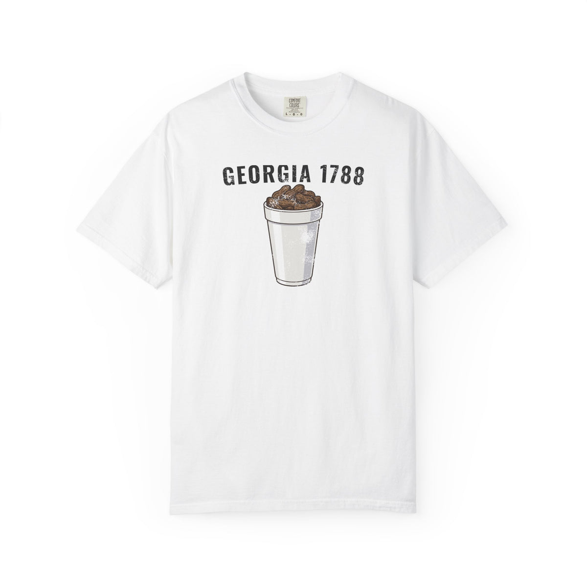 Georgia Boiled Peanuts Retro Food Illustration T-Shirt