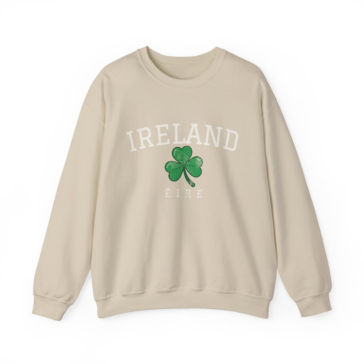Ireland Éire Three Leaf Shamrock Crewneck Sweatshirt