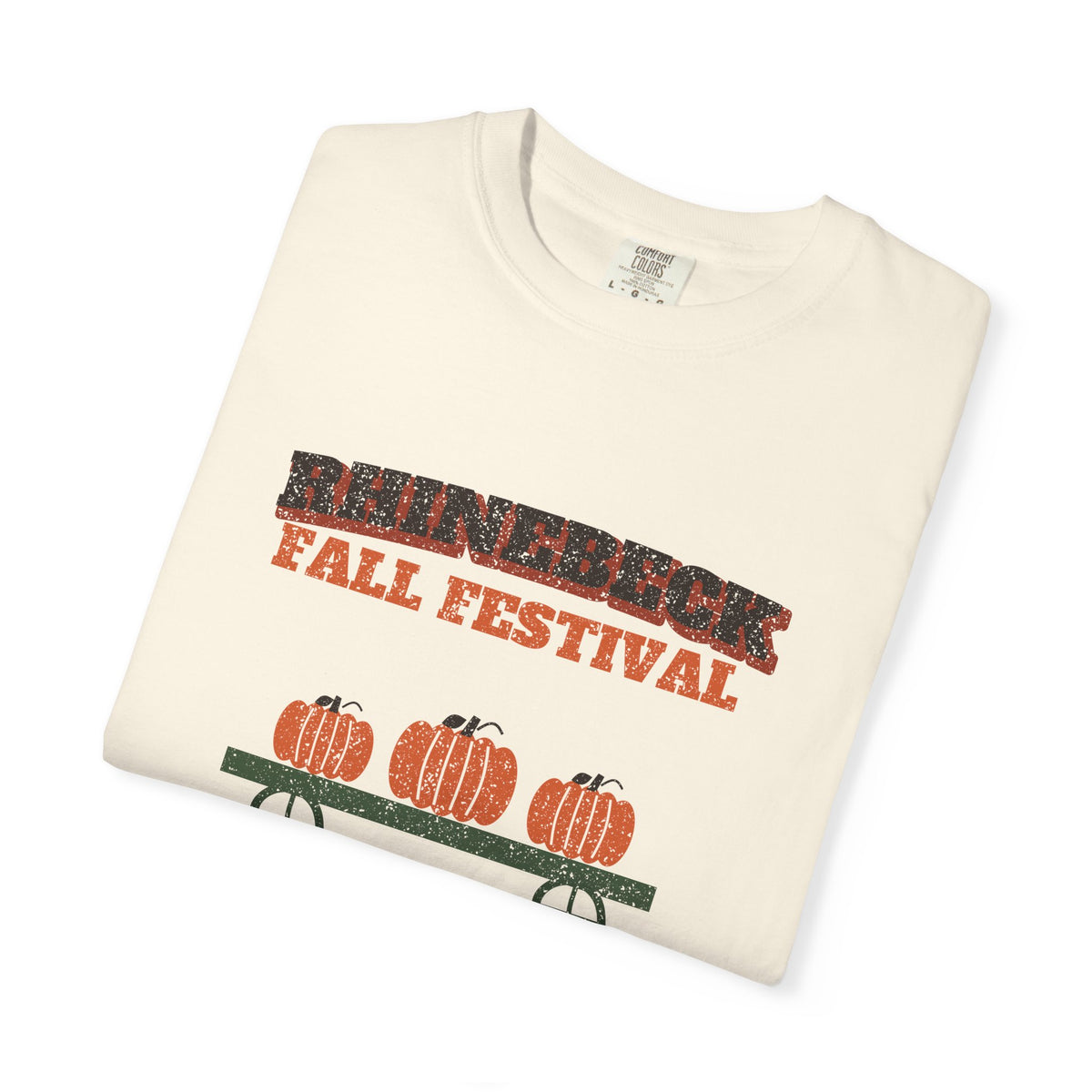 Rhinebeck New York Fall Festival Hay Wagon T-Shirt