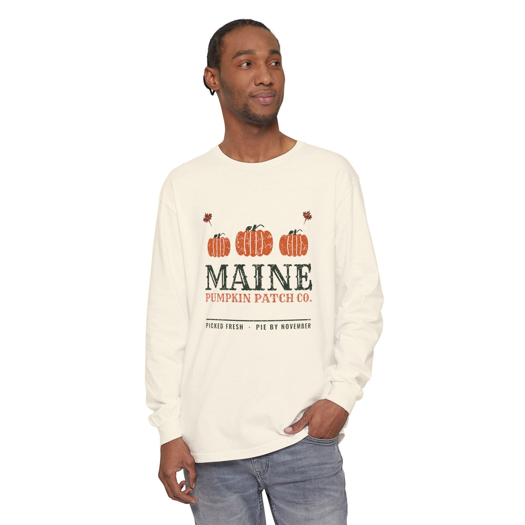 Maine Pumpkin Patch Co. Retro Long Sleeve Tee