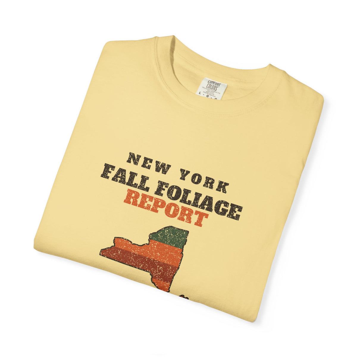 New York Fall Foliage Report Map T-Shirt