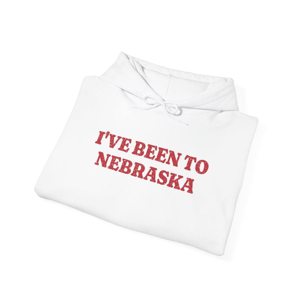 I've Been to Nebraska Vintage Travel Souvenir Hoodie