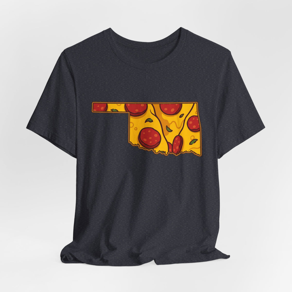 Oklahoma Pizza Map T-Shirt