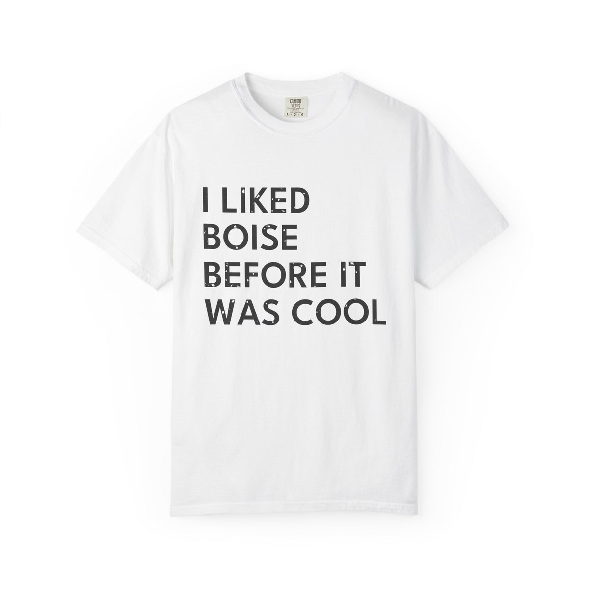 I Liked Boise Before It Was Cool Retro Hometown T-Shirt