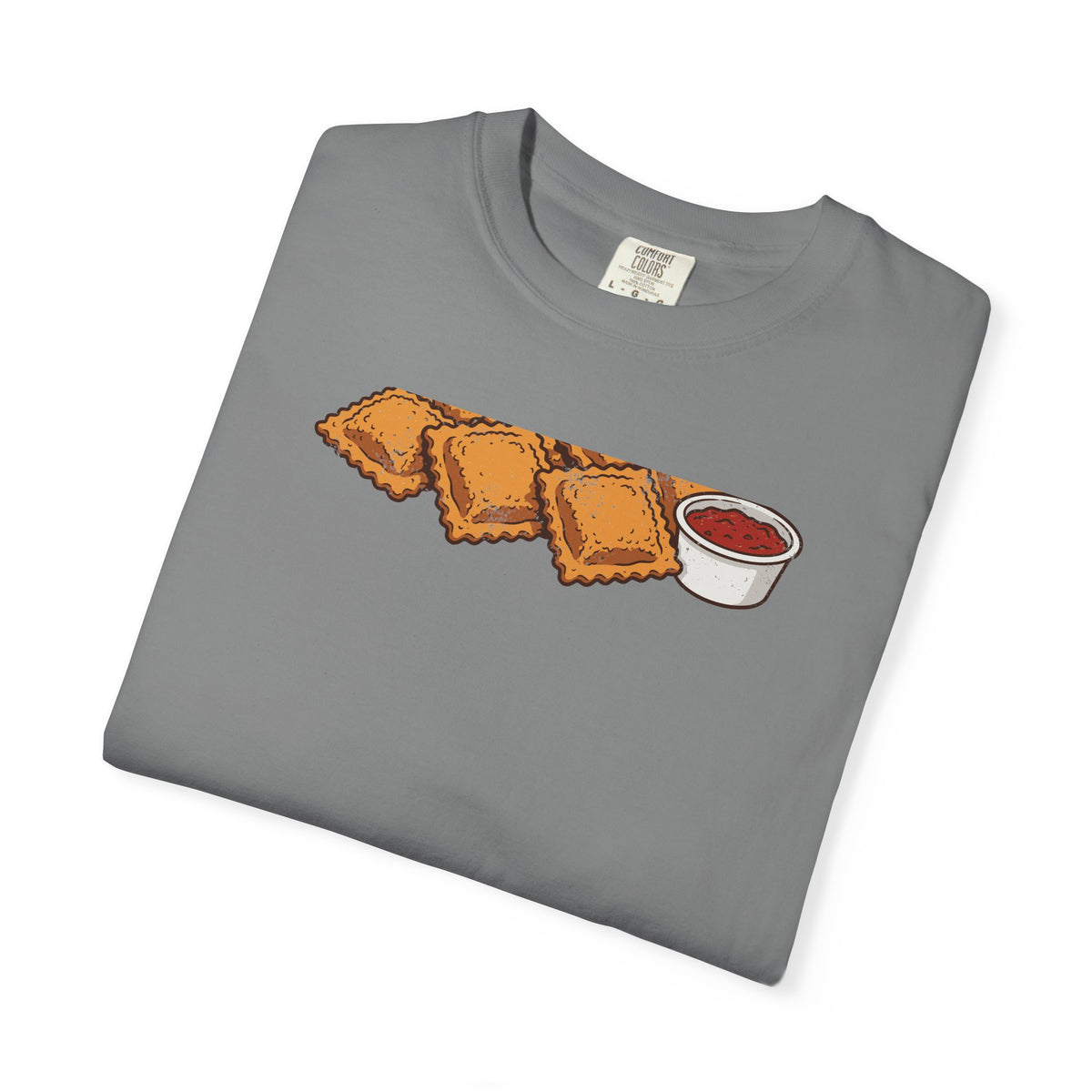 St Louis Toasted Ravioli Retro Food Illustration T-Shirt