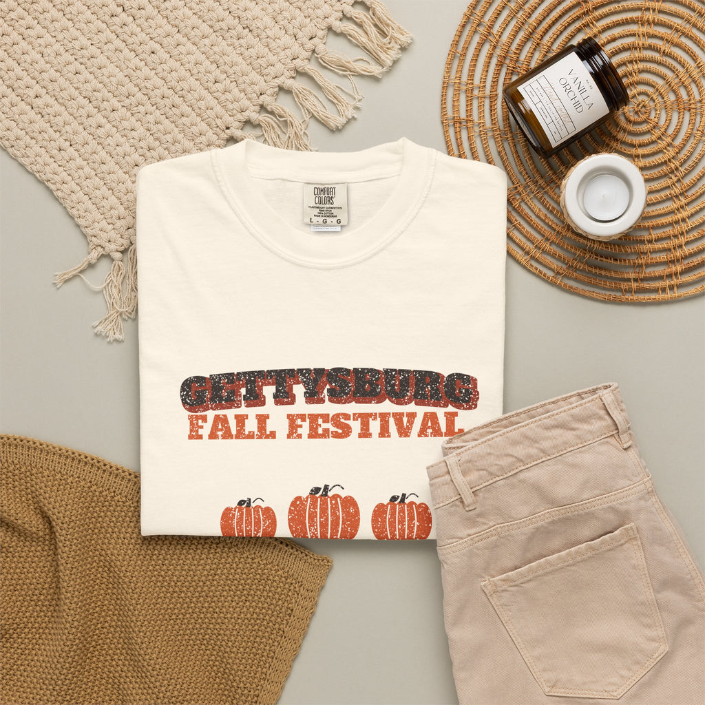 Gettysburg Pennsylvania Fall Festival Hay Wagon T-Shirt