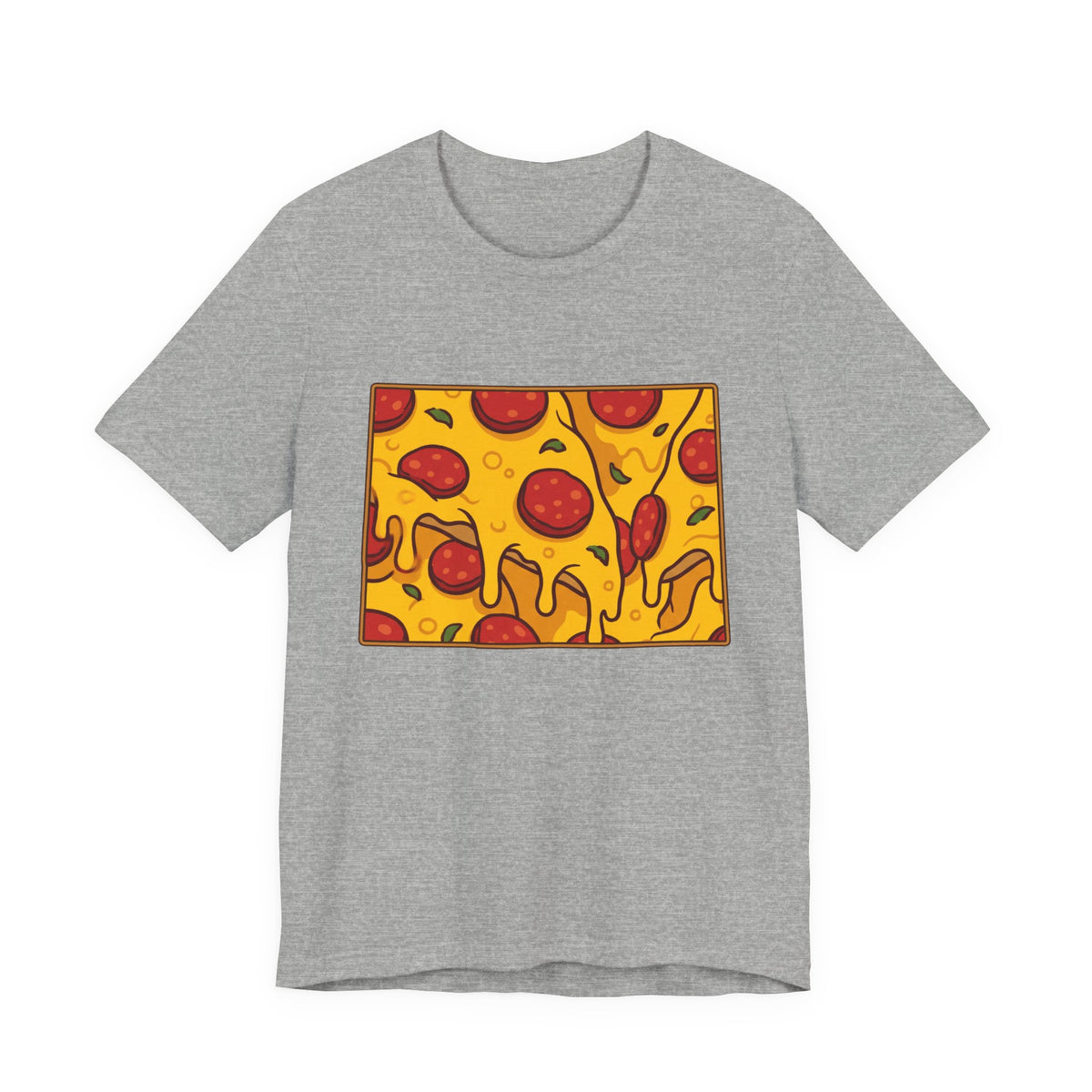 Colorado Pizza Map T-Shirt