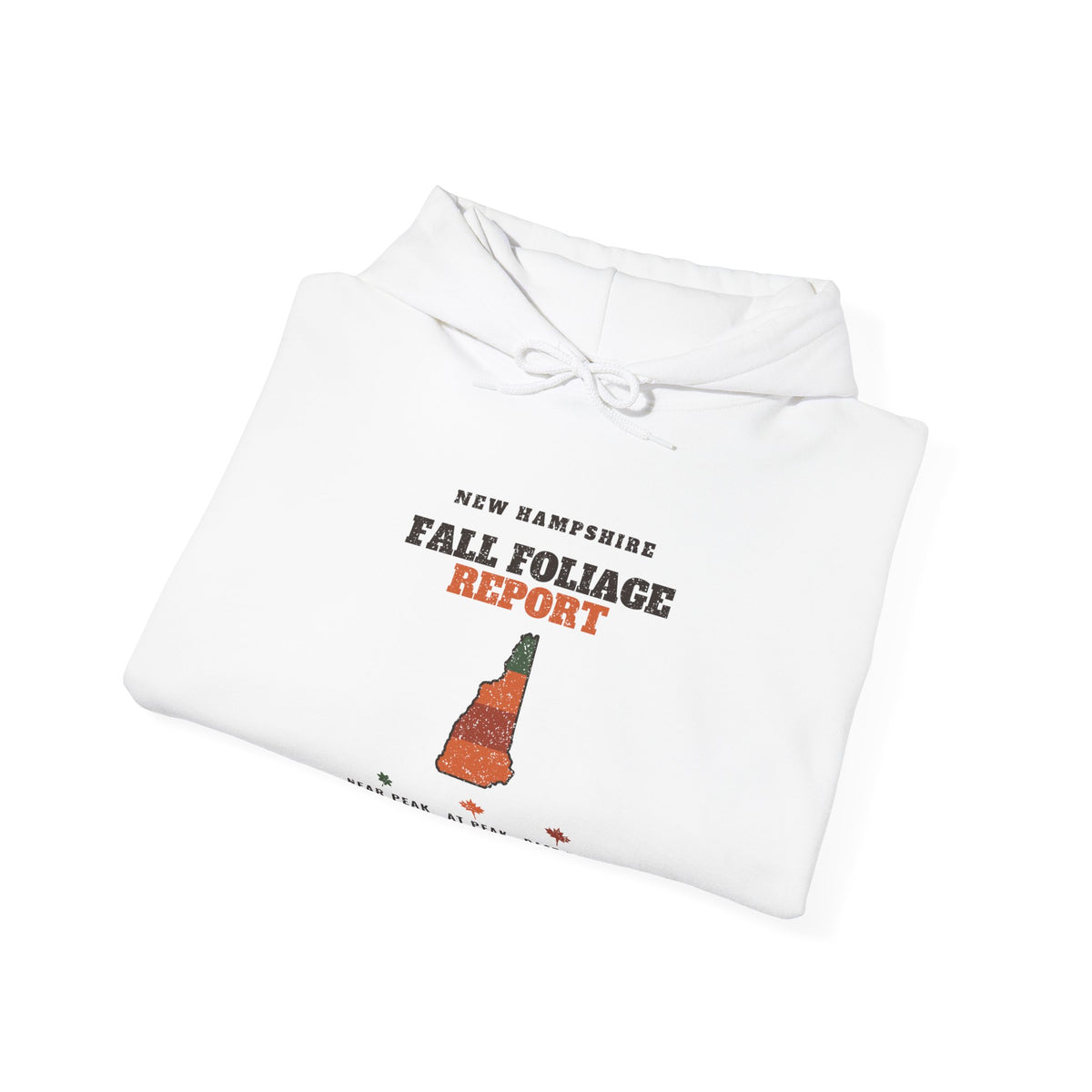 New Hampshire Fall Foliage Report Map Hoodie