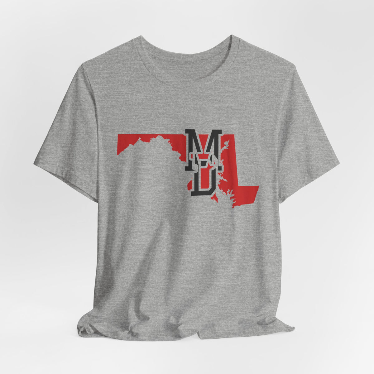 Maryland Varsity Monogram Map T-Shirt