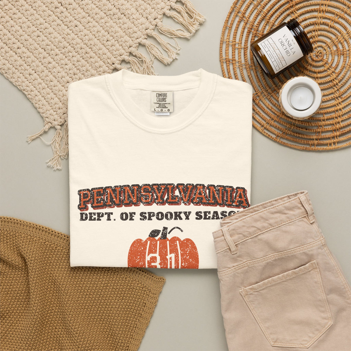 Pennsylvania Dept. of Spooky Season Varsity T-Shirt