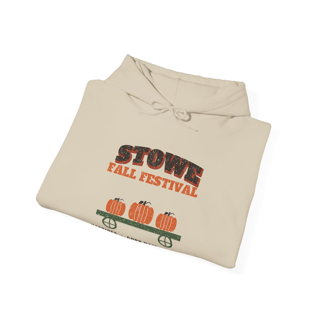 Stowe Vermont Fall Festival Hay Wagon Hoodie
