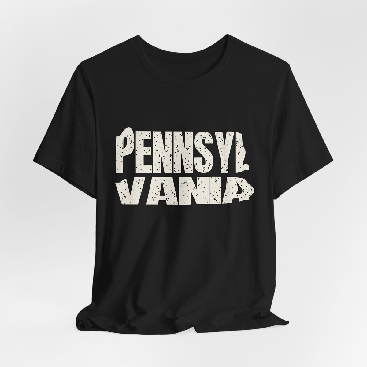 Pennsylvania Vintage Letters Map T-Shirt
