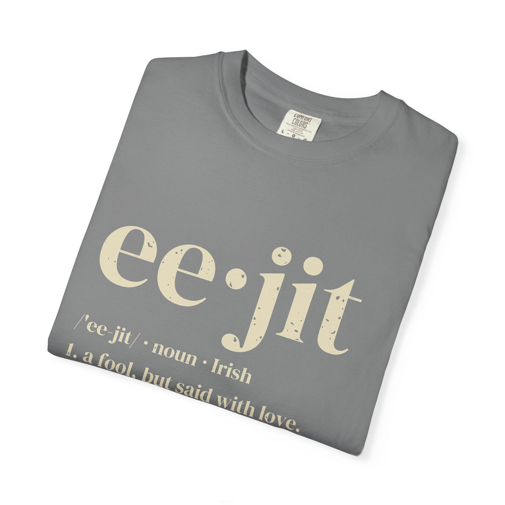 Eejit Irish Slang Dictionary Definition T-Shirt