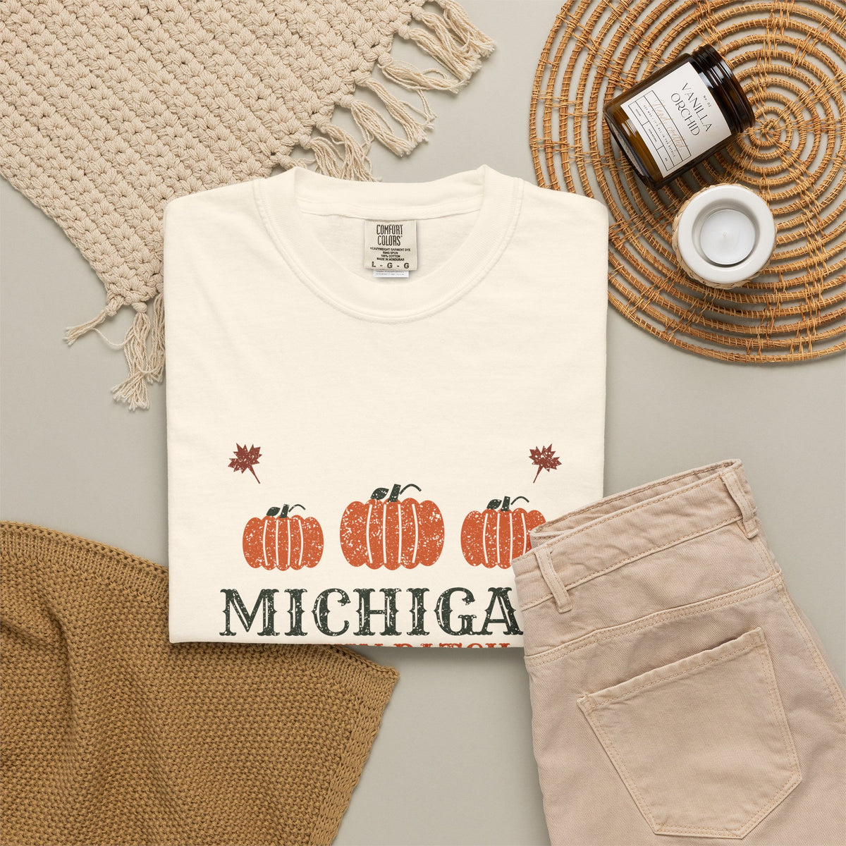 Michigan Pumpkin Patch Co. Retro T-Shirt