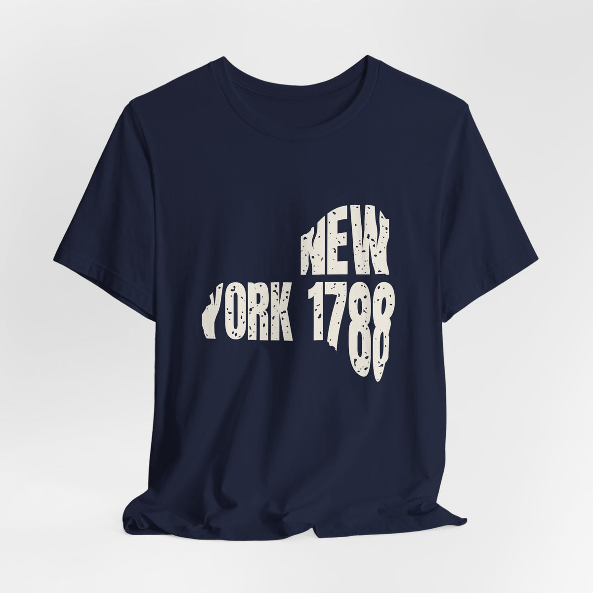 New York Vintage Letters Map T-Shirt