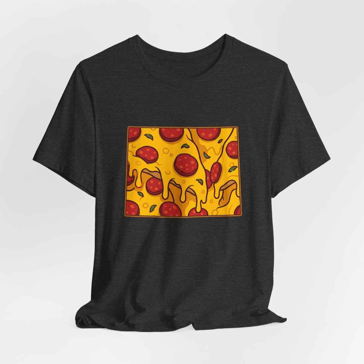 Wyoming Pizza Map T-Shirt