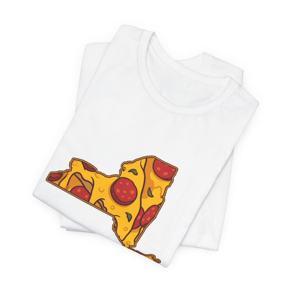 New York Pizza Map T-Shirt
