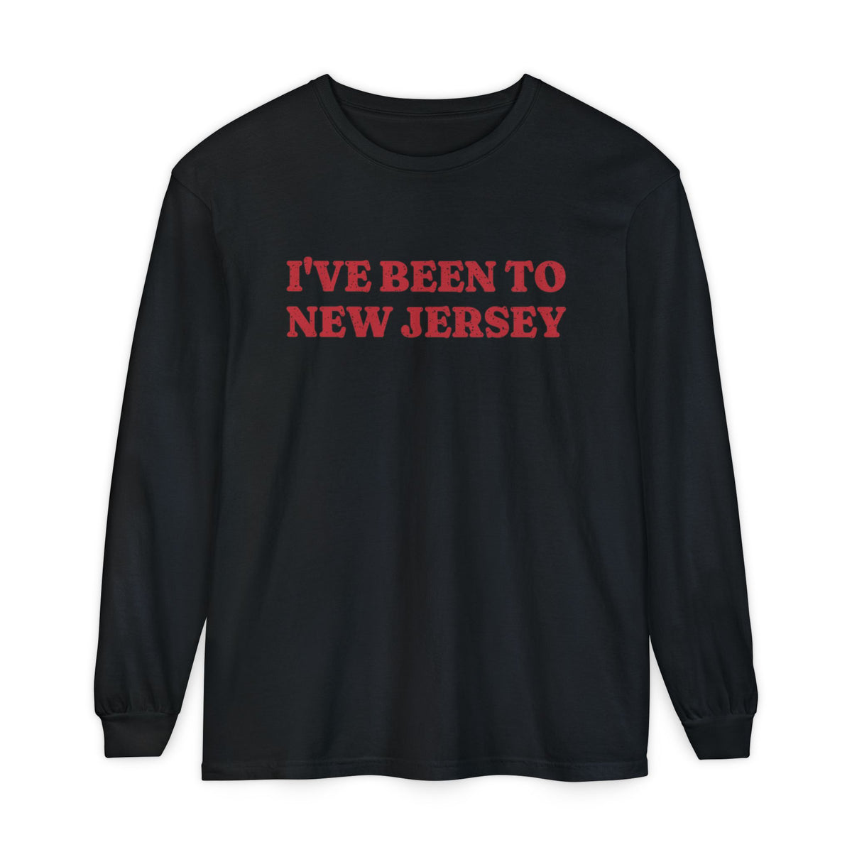 I've Been to New Jersey Vintage Travel Souvenir Long Sleeve Tee