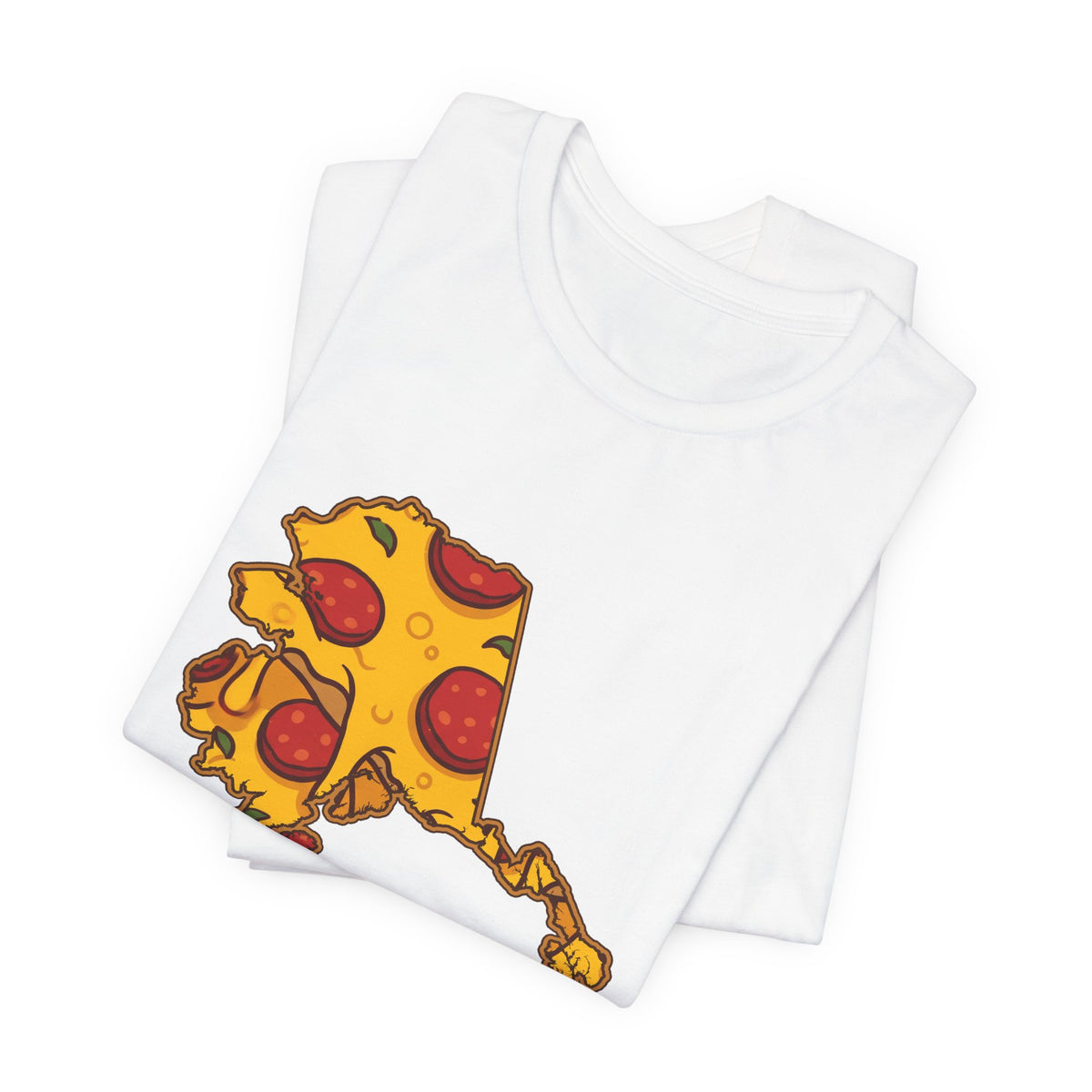 Alaska Pizza Map T-Shirt