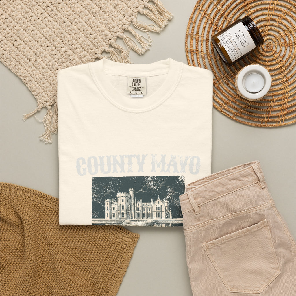County Mayo Ireland Est 1585 Lakeside Castle T-Shirt