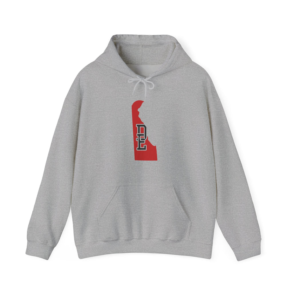 Delaware Varsity Monogram Map Hoodie
