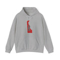 Delaware Varsity Monogram Map Hoodie