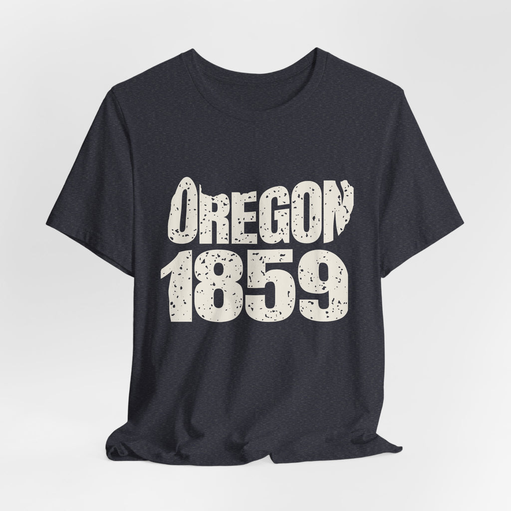 Oregon Vintage Letters Map T-Shirt