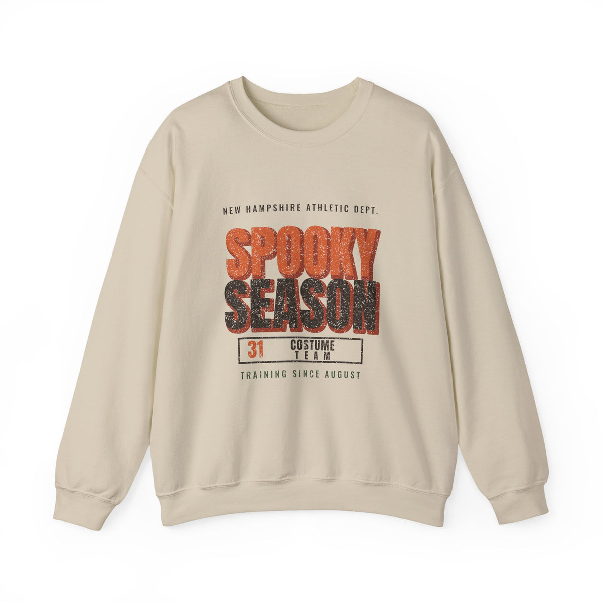 New Hampshire Spooky Season Athletic Dept. Crewneck Sweatshirt