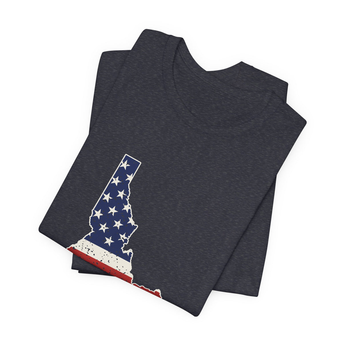 Idaho American Flag Map T-Shirt