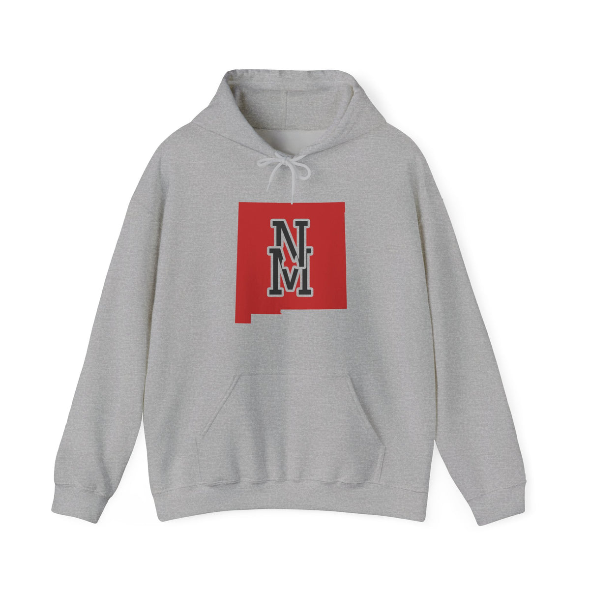 New Mexico Varsity Monogram Map Hoodie