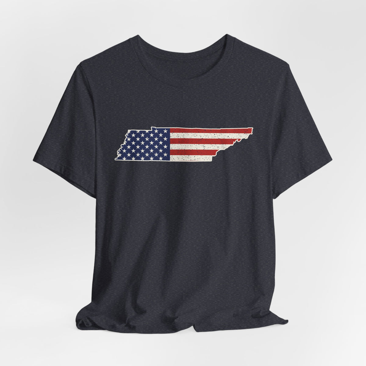 Tennessee American Flag Map T-Shirt