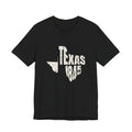 Texas Vintage Letters Map T-Shirt