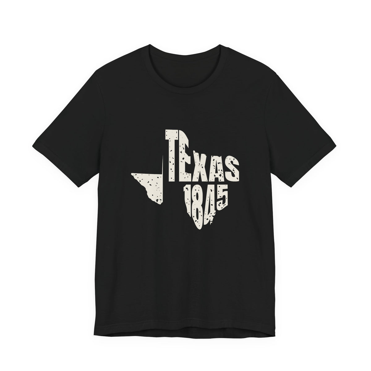 Texas Vintage Letters Map T-Shirt