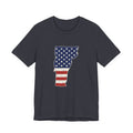 Vermont American Flag Map T-Shirt