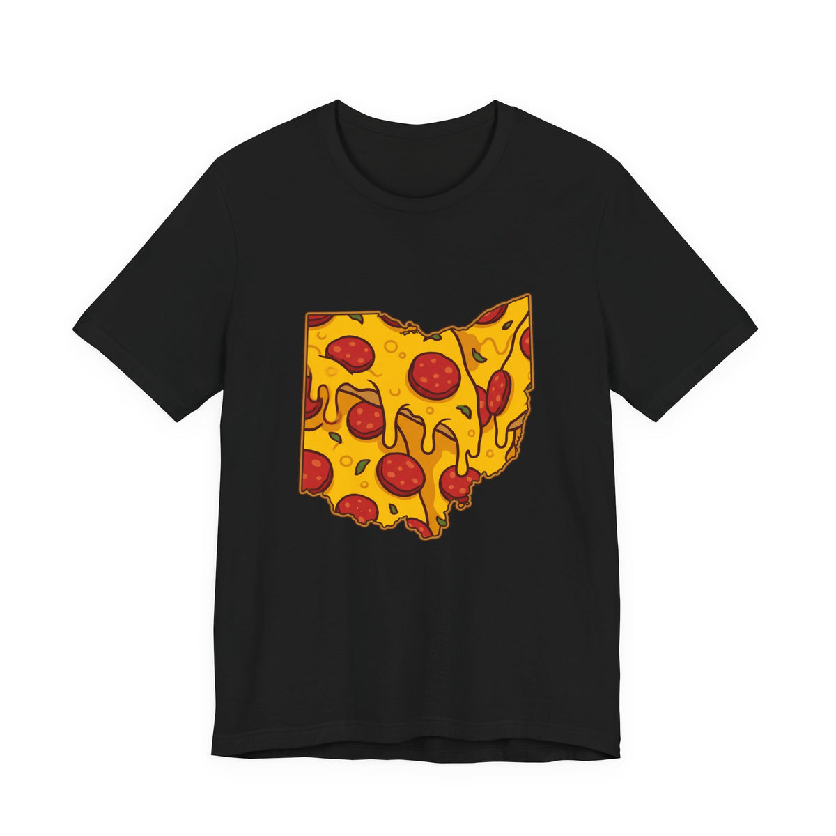 Ohio Pizza Map T-Shirt