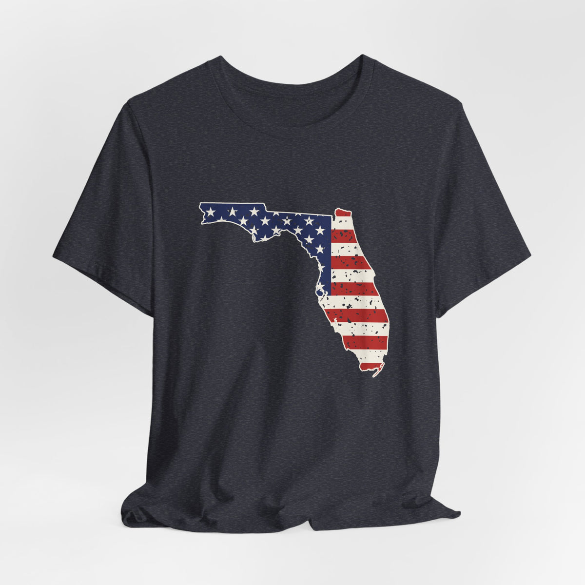 Florida American Flag Map T-Shirt
