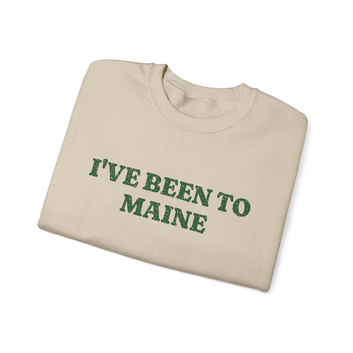 I've Been to Maine Vintage Travel Souvenir Crewneck Sweatshirt