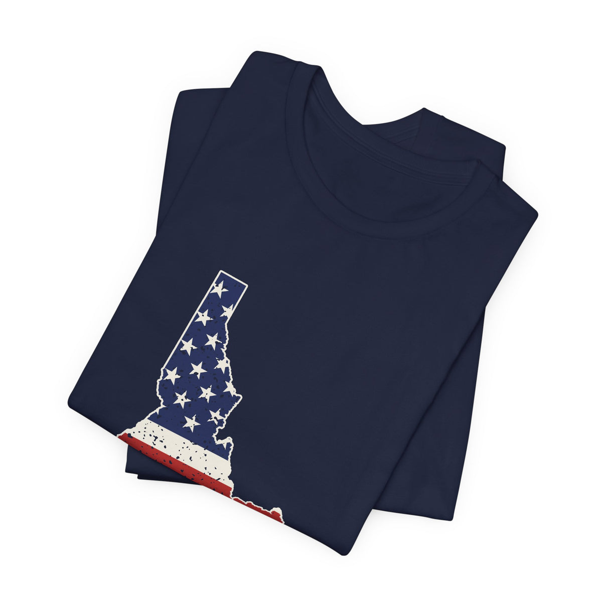 Idaho American Flag Map T-Shirt