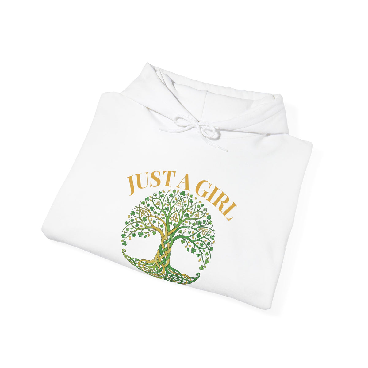 Just a Girl With Irish Roots Tree of Life Hoodie