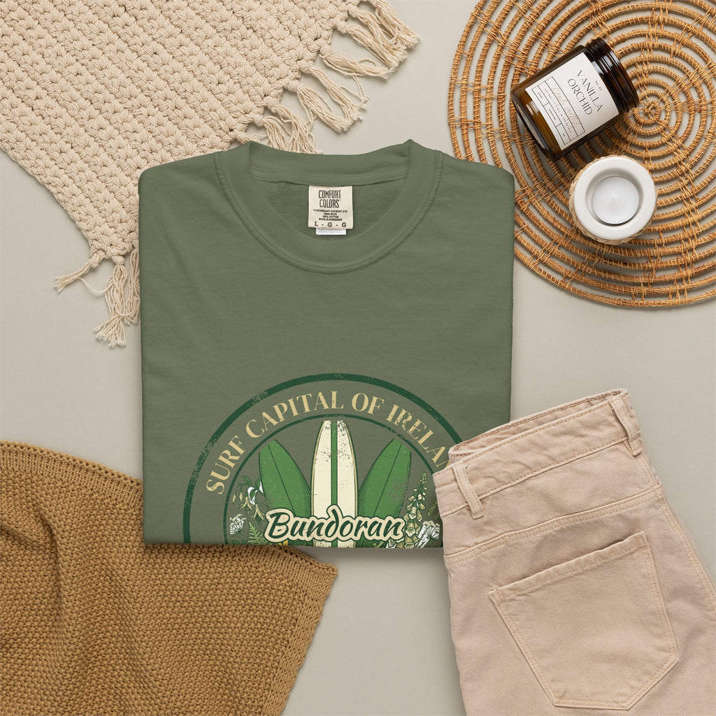 Bundoran Surf Capital of Ireland Surfboards T-Shirt