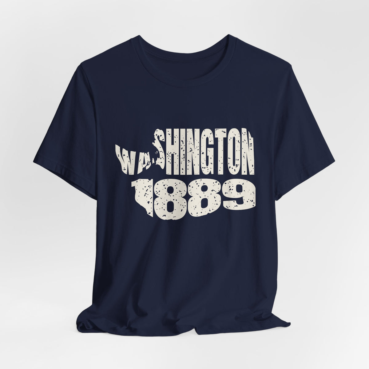 Washington Vintage Letters Map T-Shirt