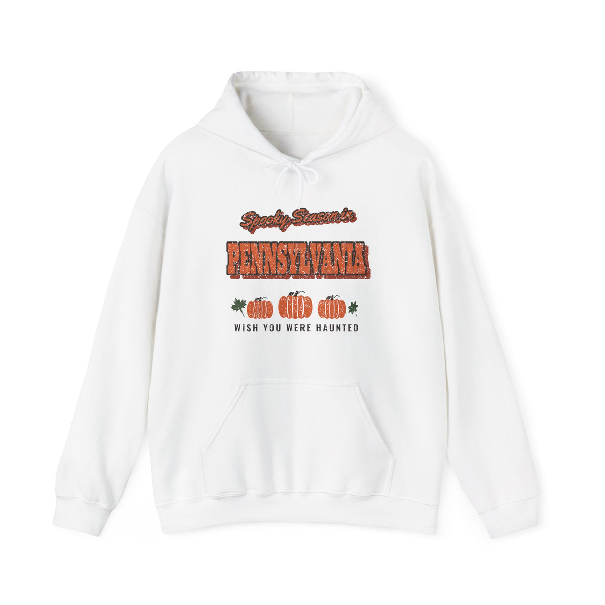 Spooky Season in Pennsylvania Vintage Postcard Hoodie
