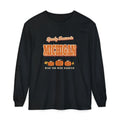 Spooky Season in Michigan Vintage Postcard Long Sleeve Tee