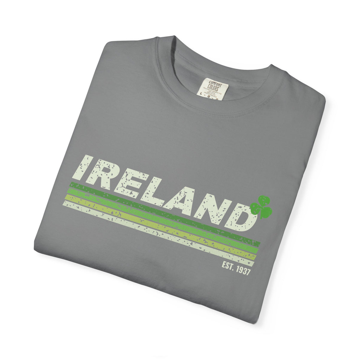 Ireland Est 1937 Retro Stripes T-Shirt