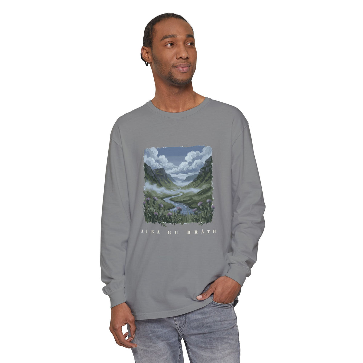 Alba Gu Bràth Scottish Highland Glen Long Sleeve Tee