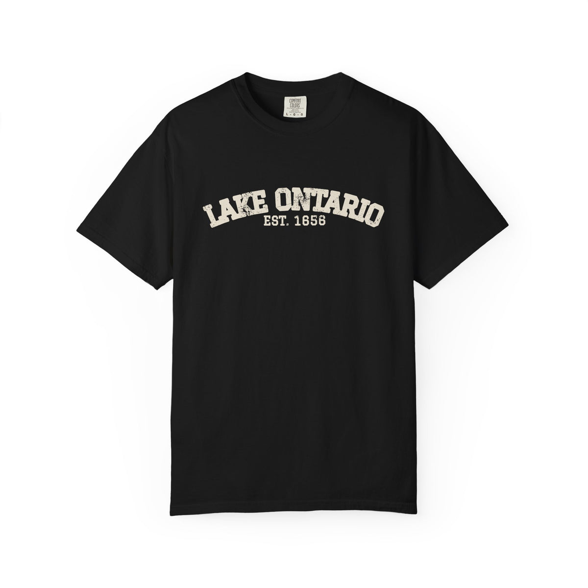 Lake Ontario Est 1656 Retro Varsity T-Shirt