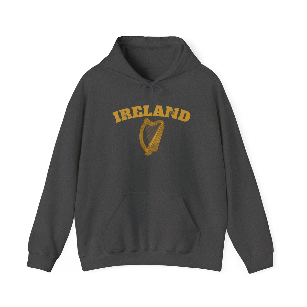Ireland Vintage Celtic Harp Knotwork Hoodie