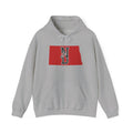 North Dakota Varsity Monogram Map Hoodie