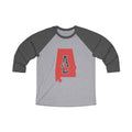 Alabama Varsity Monogram Map Raglan 3/4 Sleeve Tee